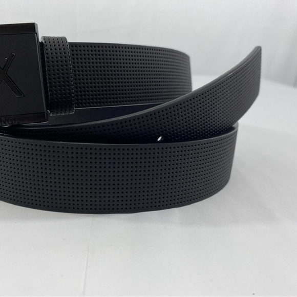 Armani Exchange Men’s Black 100% Genuine Leather Belt 105/42 NEW - Picture 5 of 11